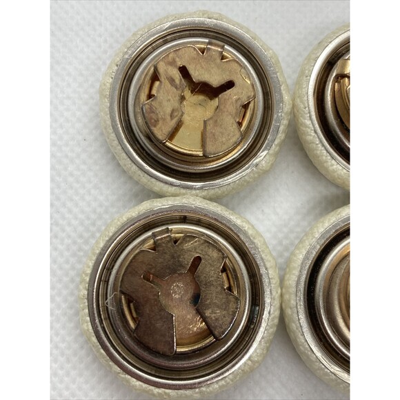 Vintage Lot of 7 Cross Stitch Heart & Thread Spool‎ Button Covers 80s 90s Style - Picture 11 of 14